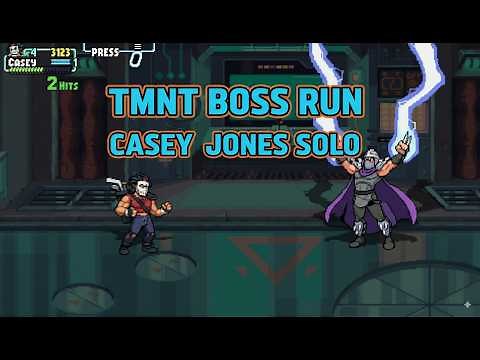 TMNT: Shredder's Revenge | Casey Jones All Bosses Fight Scenes
