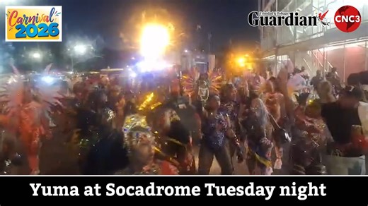 Yuma at the Socadrome on Carnival Tuesday night. Video by Ricardo St Bernard. | CNC3 Television, Trinidad and Tobago