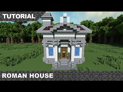 Minecraft Roman House Tutorial & Download Type 1