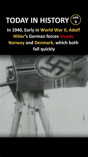When Did Hitler Invade Norway & Denmark in WWII? ⚔️ #History