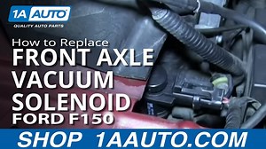 How To Replace Front Axle Vacuum Solenoid 2005-13 Ford F-150