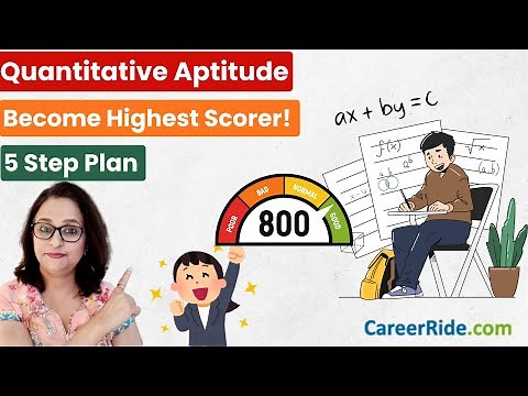 5 Step Quantitative Aptitude Preparation Plan ✅ For Placement Tests & Entrance Exams