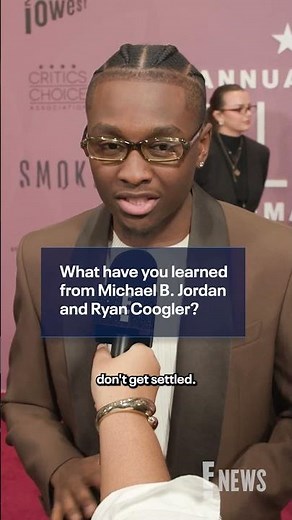 Miles Caton shares what he learned from Michael B. Jordan and Ryan Coogler