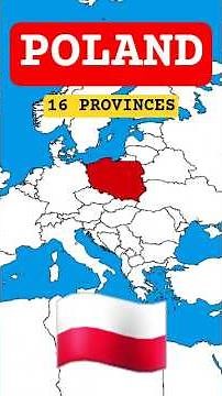 16 Provinces of Poland 🇵🇱