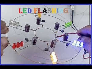 LED FLASHING WHEEL CIRCUIT