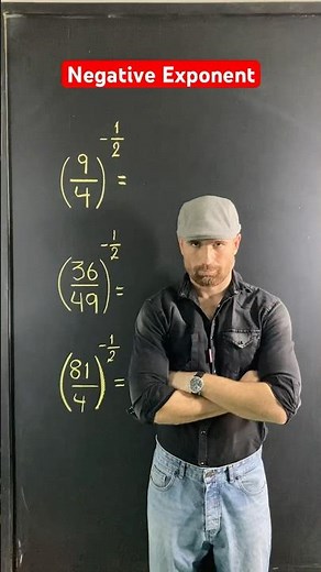 Negative Fractional Exponents Made Easy! #math #satmath #mathhacks