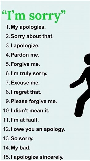 15 Better Ways to Say “I’m Sorry” | Improve Your Communication Skills 💬