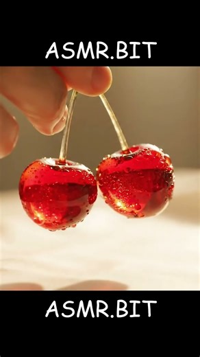 🍒 Harvesting & Eating Glass Cherries ASMR | Crystal Candy Sounds 💎