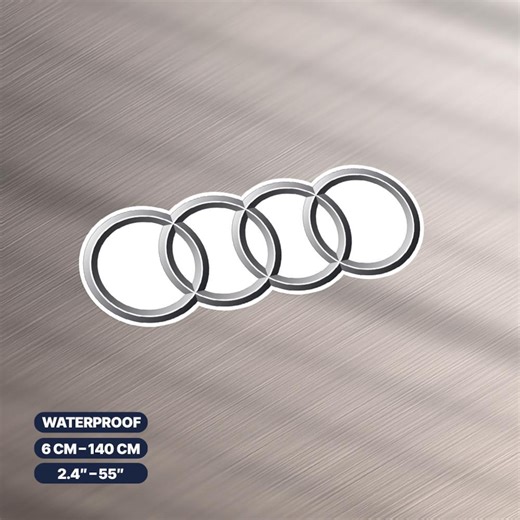 Audi Sticker - UV & Rain Resistant Vinyl - Various Sizes Available - Etsy