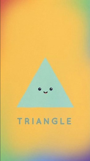 Triangle 🔺 Shape for Kids | Easy Learning| Triangle 🔺 3 Sides & 3 Corners