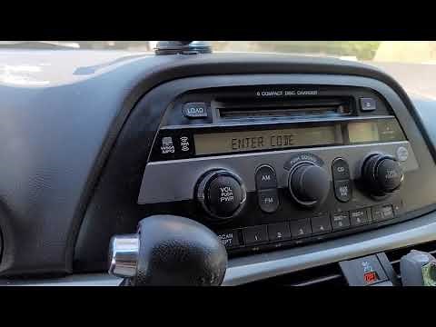 Honda Odyssey | Fix Radio Code Error | No Manual Needed| Don't Call Dealer