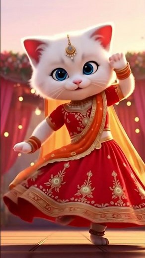 Princess Cat’s Wedding Dance 🐱💃 | Cutest Performance Ever! 😍✨#catdance