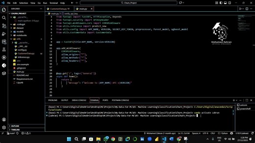 Predicting Customer Churn with Machine Learning | Mohamed Zahran posted on the topic | LinkedIn