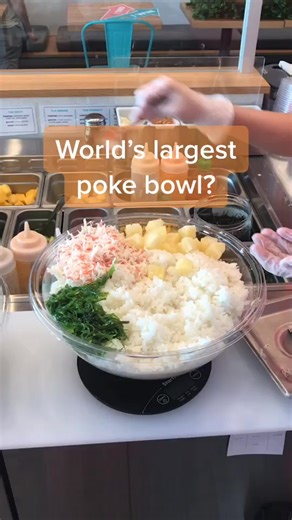 10lb Poke Bowl Challenge #pokebowl #eatingchallenge #eat #tiktokfood #fyp