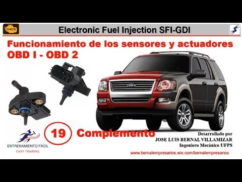 19-[Electronic Fuel Injection EFI] Sensor de presión riel de gasolina FRPT Explorer 4.0L-6V, 4.6L-8V