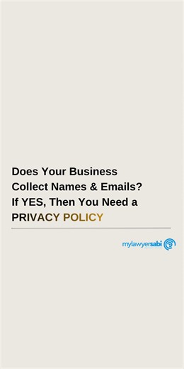 If your business collects names and emails, you are breaking the law without this one document. Read this 👇 If you have: - A website with a contact form - A newsletter or waitlist - A checkout page that collects phone numbers - A booking form or inquiry form - WhatsApp and IG DM that collects customer info - Even a Google Form for your business Then you collect personal data. And under NDPA, you MUST have a Privacy Policy. Not because you are a big company. Because you collect data. Without it: