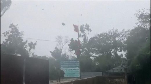 Powerful Cyclone Mocha slams into the Bay of Bengal