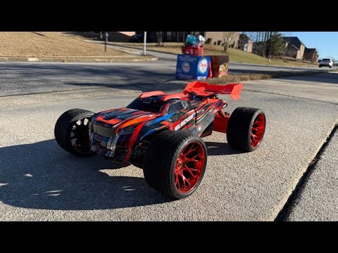 Sledge first run with sweep tires!