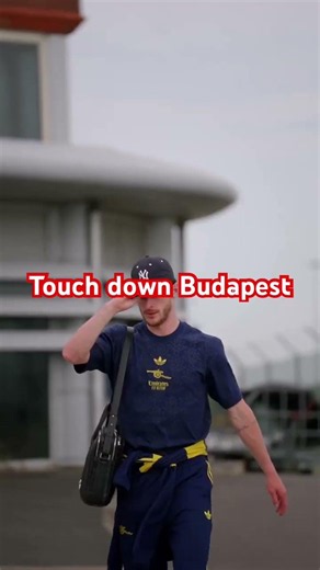 Arsenal players arriving Budapest #explore #soccer #football