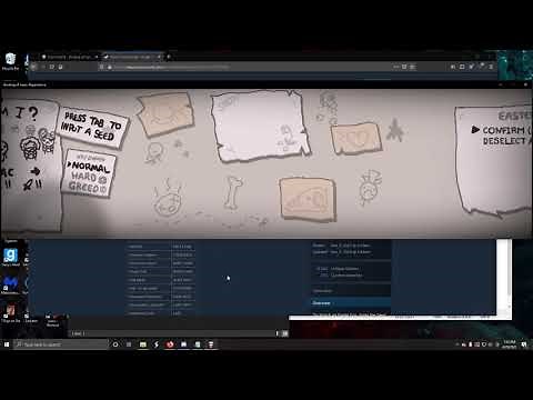 The Binding of Isaac Easter Eggs! How to enable and get to the secret menu!