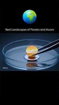 Real landscape of Planets & moons 🌙