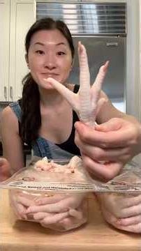 Jelly chicken feet chicken broth! 🐔#homemade #chicken #howto