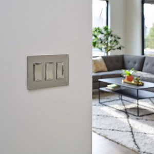 Legrand radiant RCD11ICC6 15 Amp Combination 2-in-1 Decorator Rocker Light Switch, Two Single Pole Switches, Ivory (1 Count)