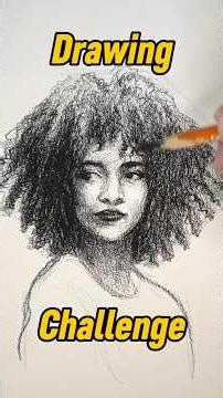 The Key to Drawing Hair 👀 #drawinglesson #drawingtutorial #drawingpeople #art