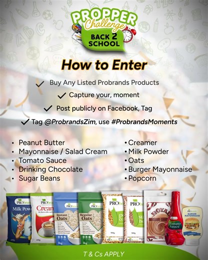 2.6K views · 123 reactions | Join in on this week back to School PROPPER Challenge and you could be 1 of 20 winners. All you need to do is: 1. Buy any of the listed Probrands products. 2. Share a photo of your product in the comments section. It’s that simple, enter today and get ready to WIN with Probrands! #ProbrandsMoments | #PropperChallenge | #BackToSchool | Probrands | Facebook