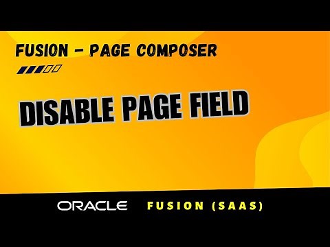 How to use Page composer in Oracle Fusion Cloud, personalization of pages with page composer