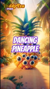 The Dancing Pineapple. #dancingpineapple #fruitdance #ai #aicreativity