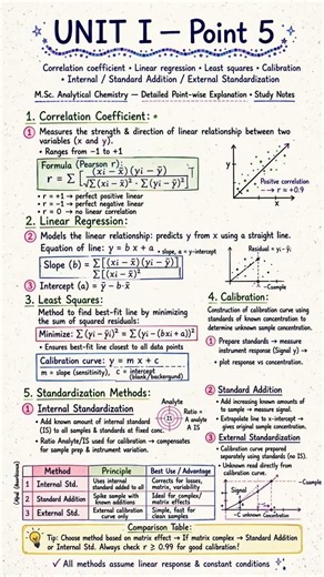 Unit 1 Full Notes in 1 Short | Analytical Chemistry Errors & Sampling | M.Sc. Chemistry 1st Sem |