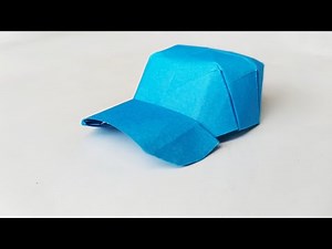Paper Cap - Origami baseball cap tutorial - Origami hat (Henry Pham)