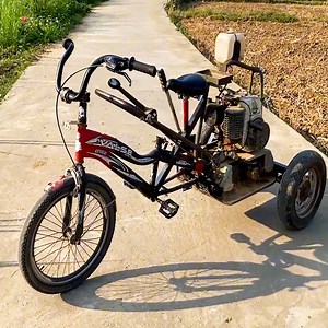 27K views · 383 reactions | Design A Unique Three Wheeled Vehicle That Uses A Plate Compactor Engine | WT TH Woodworking | Facebook