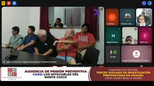 ‼️A Carquín ‼️🟣DICTAN 24 MESES DE PRISIÓN PARA "LOS INTOCABLES" LA MAFIA DE LOS BREVETES🟣 📌 Tras 16 días de maratónicas audiencias, la jueza Sandy Basilio Ysidro, del Tercer Juzgado de Investigación Preparatoria de Huaura, dictó 24 meses de prisión preventiva contra integrantes de la organización criminal “Los Intocables”, acusada de traficar con licencias de conducir al interior del Gobierno Regional de Lima desde el año 2018. Esta organización criminal estaba liderada por el empresario de t