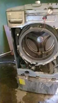 Repairing an LG Twin Wash washing machine that leaks water