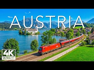 Austria 4K | Rolling Meadows, Quiet Villages & Cool Air | Calm Moving Between Stone and Sky
