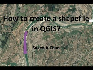 How to create a shapefile in QGIS? Practical example