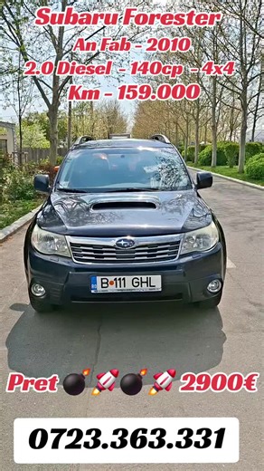 Subaru Forester 4x4 2.0 Diesel 2010 - 140cp