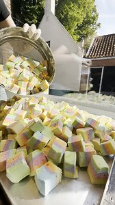 How we make marshmallow candy | Rocks & Rolls Candy