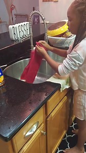 4.4M views · 122K reactions | Part 2 of my 8 year ild cleaning kitchen after she cooks Sunday dinner. Today's society may call this working my kids. But I call it raising a princess to turn into a Queen!  Full of standards | Glitz & GLAM Beauty Bar | Facebook