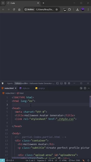 Halloween Avatar Generator #programación #htmlcss #javascript #halloween #avatar #code #desarrolloweb | Brus R. Espinal | Facebook