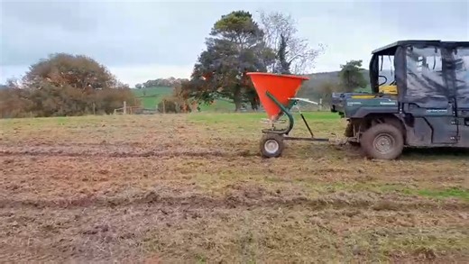 Sowing wild flower meadows as part of the Community Forest project at Killerton 🌼🌻🌸 🎥 National Trust / Adam Kalopsidiotis | National Trust Killerton