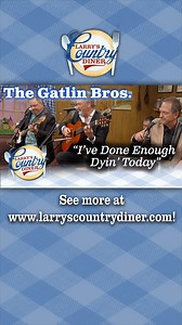 Larry Gatlin thought this was going to be the biggest hit of his career and is his favorite song he had ever written. It may not have been, but you'll see why he had those thoughts! Check out this video of The Gatlin Brothers performing "I've Done Enough Dying Today" from Larry's Country Diner. See more Larry's Country Diner at tinyurl.com/LCDYouTube. Be sure to SUBSCRIBE! #countrymusic #sadsongs #hitrecords #gatlin #larrygatlin #gatlinbrothers #liveperformance #larryscountrydiner #countryroadtv