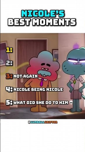Ranking Nicole Wattersons BEST Moments #gumball #funny #cartoonnetworkshows
