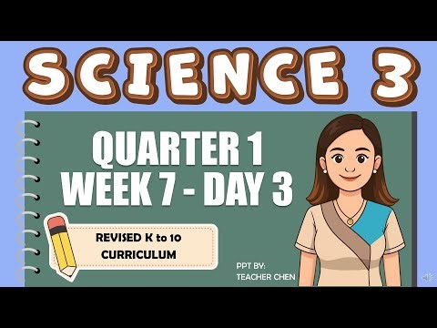 GRADE 3 SCIENCE QUARTER 1 WEEK 7 DAY 3 Revised K to 10 Curriculum
