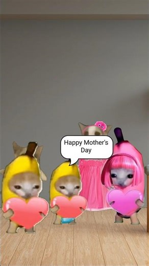 Where is Banana Cat Baby Mom? 😿