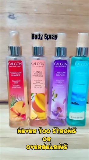 Looking for NEVER TOO STRONG OR OVERBEARING body spray? Here's Calgon Body Spray for you. #calgon #calgonperfume #fyp #foryou #elcshop