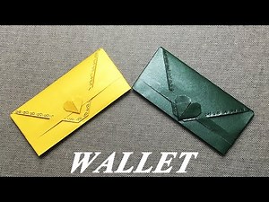 Origami Moneybag - How to Make a Paper Wallet (Purse) Easy