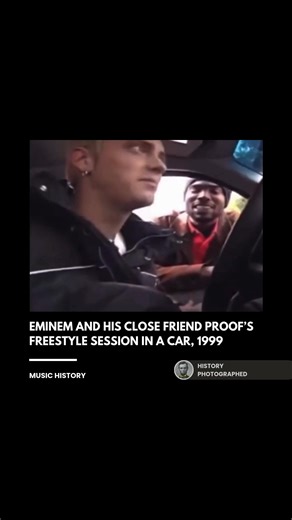 This throwback video takes us back to the early days of Eminem’s career, featuring a heartfelt freestyle alongside his late D12 groupmate, Proof. Eminem’s lyrics touch on his difficult childhood, mentioning his mother leaving and the lack of food and heat in his home. The duo’s natural chemistry is on full display as they trade verses. | History In Pictures